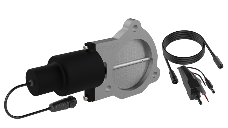 QTP 3.5in Bolt-On QTEC Electric Cutout Valve - Single QTEC35 QTEC35 Photo - Primary