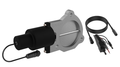 QTP 3.5in Bolt-On QTEC Electric Cutout Valve - Single QTEC35 QTEC35 Photo - Primary