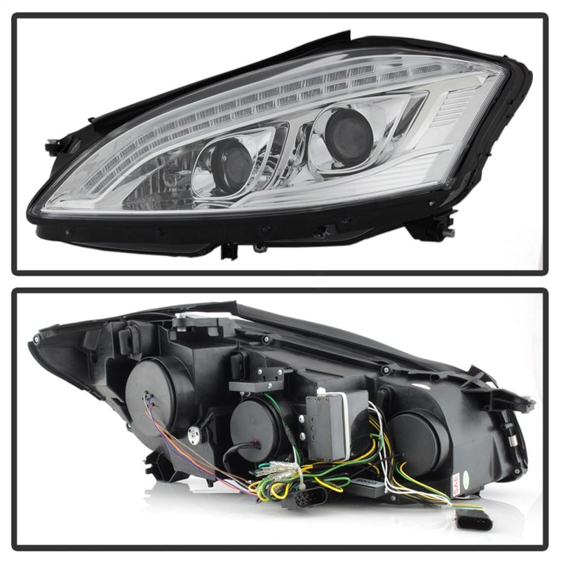 Spyder Mercedes W221 S Class 07-09 Headlights - HID Model Only - Chrome PRO-YD-MBW22107-HID-DRL-C 5083906 5083906 Photo - Unmounted