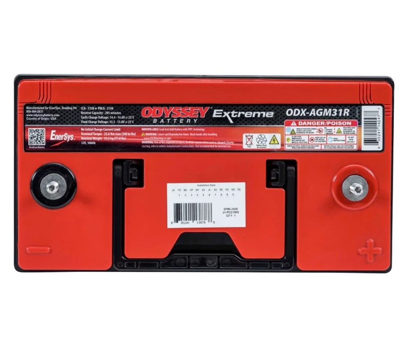 Odyssey Battery Auto/Truck/Heavy Duty & Commercial Extreme AGM Battery (31R-PC2150S) ODX-AGM31R ODX-AGM31R User 1