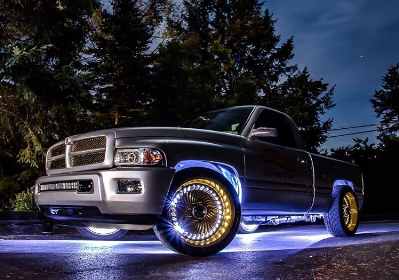 ORACLE Lighting Oracle LED Illuminated Wheel Rings - Double LED - White 4228-001 4228-001 Photo - lifestyle view