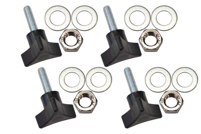 Fishbone Offroad 07-18 Jeep Wrangler JK Tub Rail Tie Downs Steel Powdercoat FB25232 FB25232 Photo - out of package