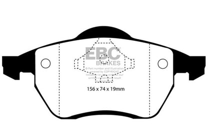 EBC Disc Brake Pad Set UD836 Photo - Primary
