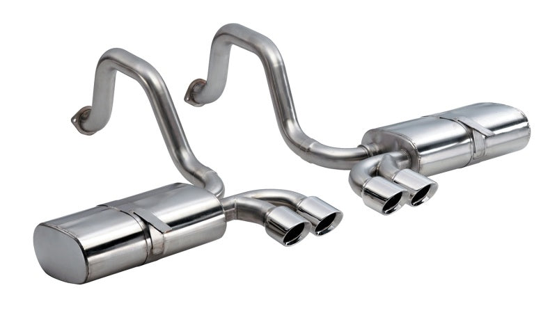 Corsa Performance 97-04 Chevrolet Corvette C5 Z06 5.7L V8 Polished Sport Axle-Back 14111 Photo - Primary