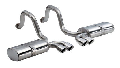 Corsa Performance 97-04 Chevrolet Corvette C5 Z06 5.7L V8 Polished Sport Axle-Back 14111 Photo - Primary