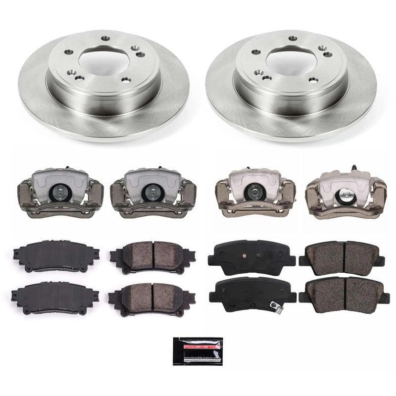 PowerStop Power Stop 2016 Hyundai Veloster Rear Autospecialty Kit w/Calipers KCOE6501A KCOE6501A Photo - Primary