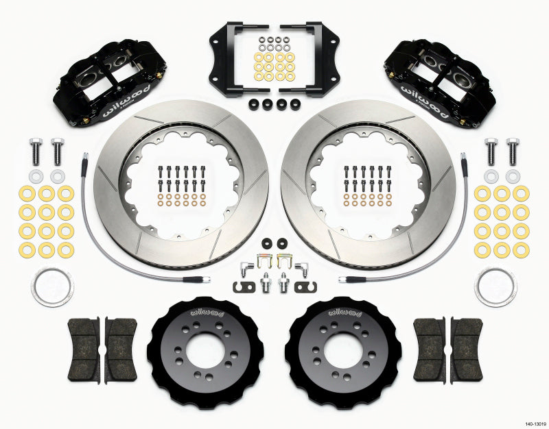 Wilwood Narrow Superlite 6R Front Hat Kit 14.00in 2013-Up Ford Focus ST w/ Lines 140-13019 140-13019 Photo - Primary