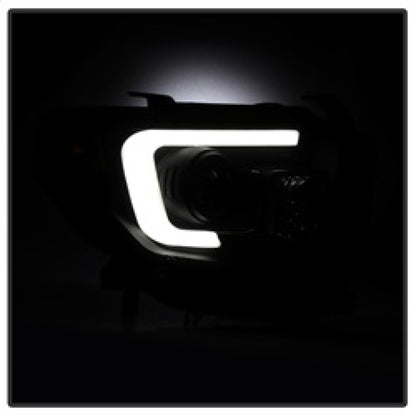 Spyder Toyota Tundra 2014-2016 Projector Headlights Light Bar DRL Black Smoke PRO-YD-TTU14-DRL-BSM 5080165 5080165 Photo - Unmounted