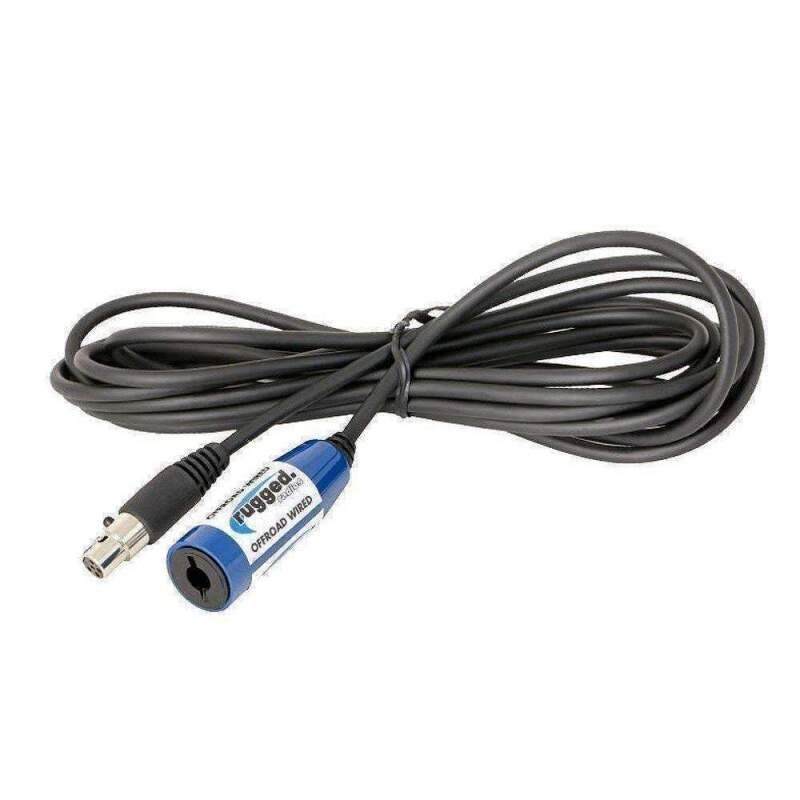 Rugged Radios OFFROAD Straight Cable to Intercom (Select Length) 12 Feet CS-OFF-12 CS-OFF-12 Photo - Primary