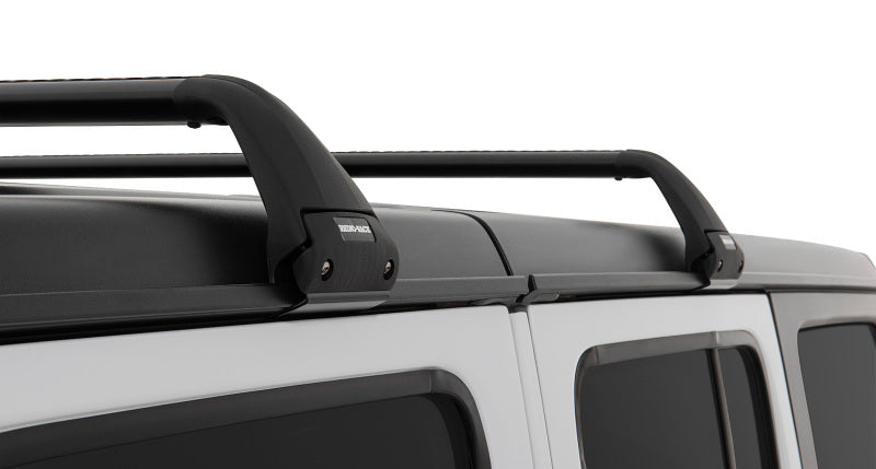 Rhino-Rack 07-22 Jeep Wrangler JK/JL 4 Door Hard Top Vortex SG 2 Bar Roof Rack - Black SG59 SG59 Photo - Primary
