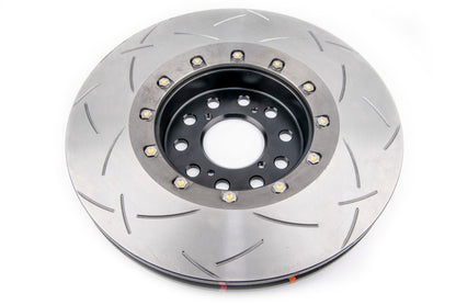 DBA 17+ Honda Civic Type R 5000 Fully Assembled 2-Piece Black Rotor Hat T3 Slotted 350mm x 32mm 53700BLKS 53700BLKS Photo - out of package