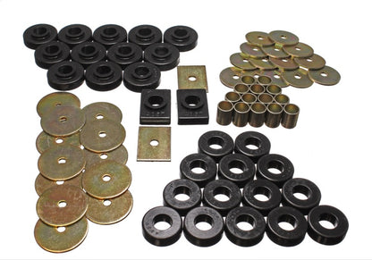 Energy Suspension Body Mount Set Black Chevrolet Bel Air All 1955-1957 3.4106G Photo - Primary
