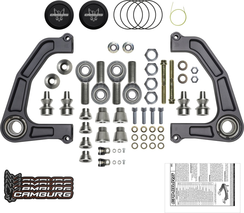 Camburg Ford Ranger 2WD/4WD 19-23 KINETIK V2 Performance Billet Uniball Upper Arms CAM-110250-GRY CAM-110250-GRY Photo - out of package