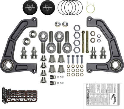 Camburg Ford Ranger 2WD/4WD 19-23 KINETIK V2 Performance Billet Uniball Upper Arms CAM-110250-GRY CAM-110250-GRY Photo - out of package