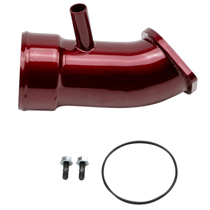 Wehrli 17-19 Chevrolet 6.6L L5P Duramax 3.5in Intake Horn w/PCV Port - WCFab Red WCF100721-RED WCF100721-RED Photo - Primary