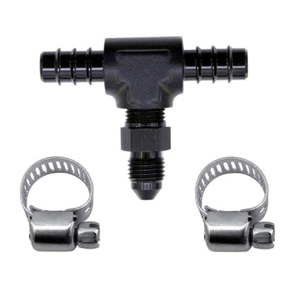 Nitrous Express 5/16 Fuel T, 5/16 Hose Barb To 4An Male 15235 Photo - Primary