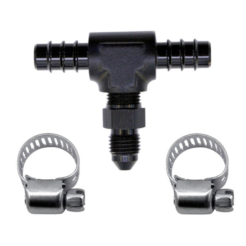 Nitrous Express 5/16 Fuel T, 5/16 Hose Barb To 4An Male 15235 Photo - Primary