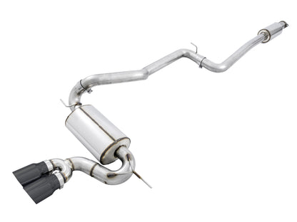 AWE Tuning Ford Focus ST Touring Edition Cat-back Exhaust - Resonated - Diamond Black Tips 3020-33040 3020-33040 Photo - Primary