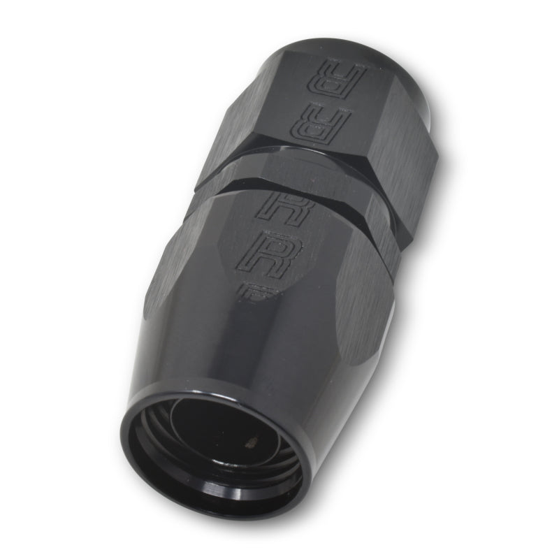 Russell Performance -12 AN Black Straight Full Flow Hose End 610055 610055 Photo - out of package
