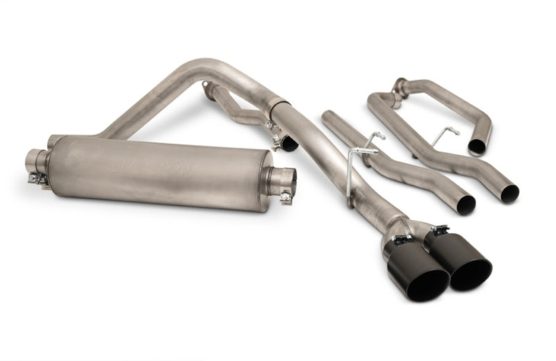 Gibson 22-24 Toyota Tundra 3.5L-T V6 Crew Max Black Elite Stainless Cat Back Dual Sport Exhaust 67105B 67105B Photo - Primary