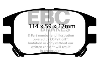 EBC Disc Brake Pad Set DP41658R Photo - Primary