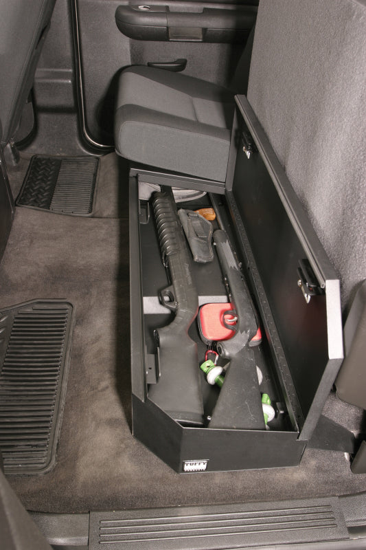 Tuffy Products Tuffy Chevrolet Silverado & Gmc Sierra Underseat Lockbox Full Length W/ Keyed Lock For 307-01 307-01 Photo - Mounted
