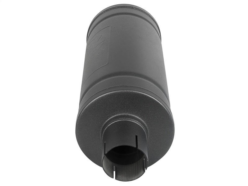 aFe MACH Force-Xp 409 Stainless Steel Muffler w/ High-Temp Black finish 49M00007-B Photo - Unmounted