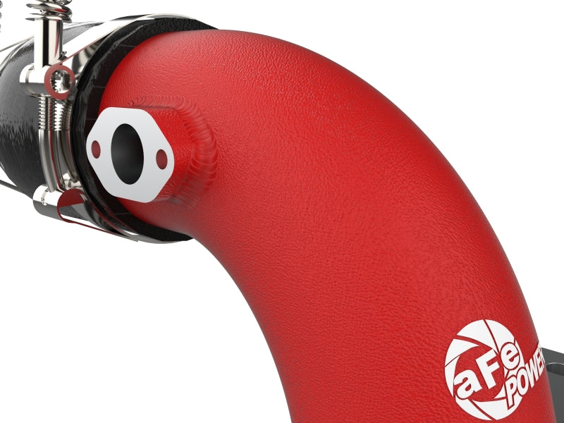 aFe Kia Stinger 18-22 V6-3.3L (tt) BladeRunner Cold Charge Pipe- Red 46-20509-R 46-20509-R Photo - Close Up