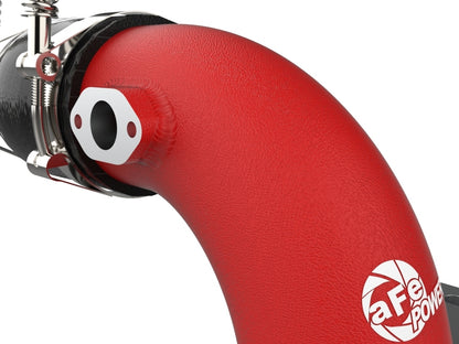 aFe Kia Stinger 18-22 V6-3.3L (tt) BladeRunner Cold Charge Pipe- Red 46-20509-R 46-20509-R Photo - Close Up