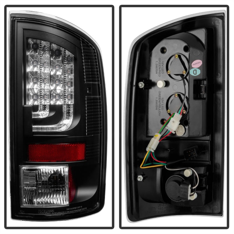 Spyder Dodge Ram 02-06 1500 Version 2 LED Tail Light - Black ALT-YD-DRAM02V2-LED-BK 5081810 5081810 Photo - Unmounted