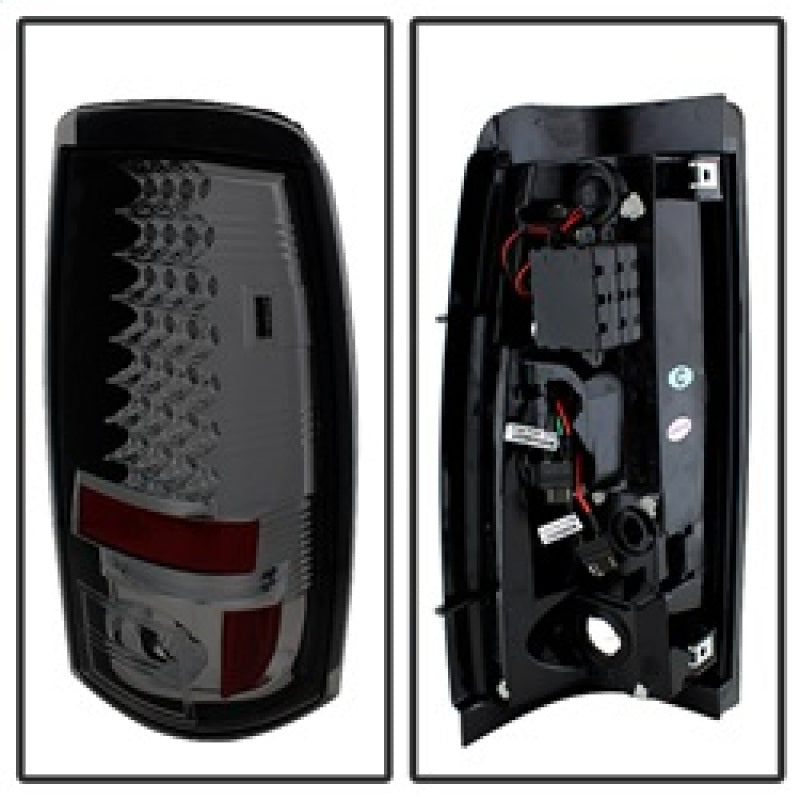 Spyder Chevy Silverado 1500 03-06 (Does Not Fit Stepside)LED Tail Lights Smke ALT-YD-CS03-LED-SM 5001764 5001764 Photo - Unmounted