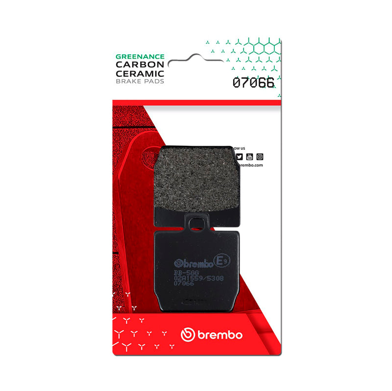 Brembo OE Mbk Nitro/Quadro Quadro/Yamaha Aerox/Yamaha Slider Carbon Ceramic Brake Pad - Rear 07066 07066 User 1