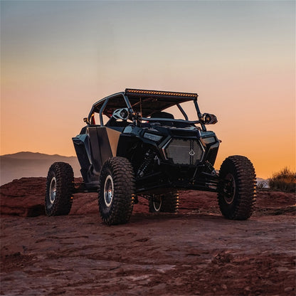 Rigid Industries Revolve 30in Bar w/Amber Trim Ring 431613 431613 Photo - Mounted
