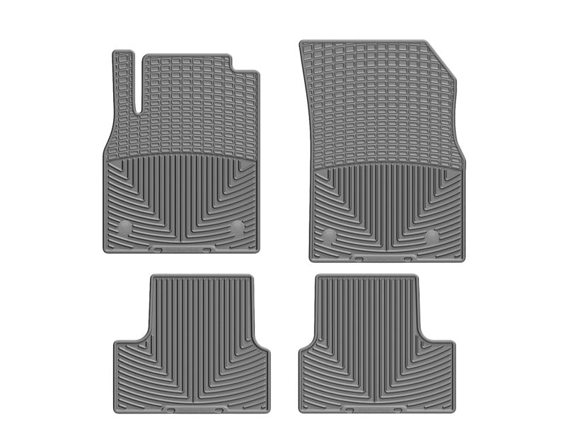 WeatherTech WT Rubber Mats - Front - Grey Floor Mats Floor Mats - Rubber main image