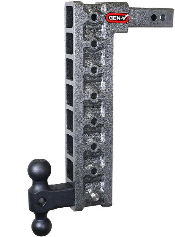 GEN-Y Hitch Gen-Y Mega Duty 2in Shank 17.5in Drop 10K Hitch w/GH-031 Dual-Ball w/GH-0100 Stabilizer Kit GH-318 GH-318 User 1