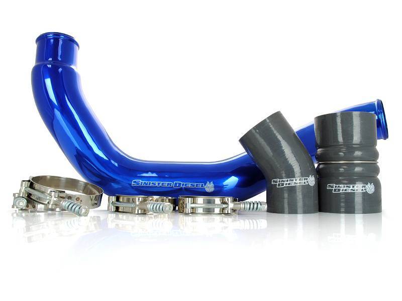 Sinister Diesel 03-07 Ford 6.0L Powerstroke Hot Side Charge Pipe SD-INTRPIPE-6.0-HOT SD-INTRPIPE-6.0-HOT Photo - Primary