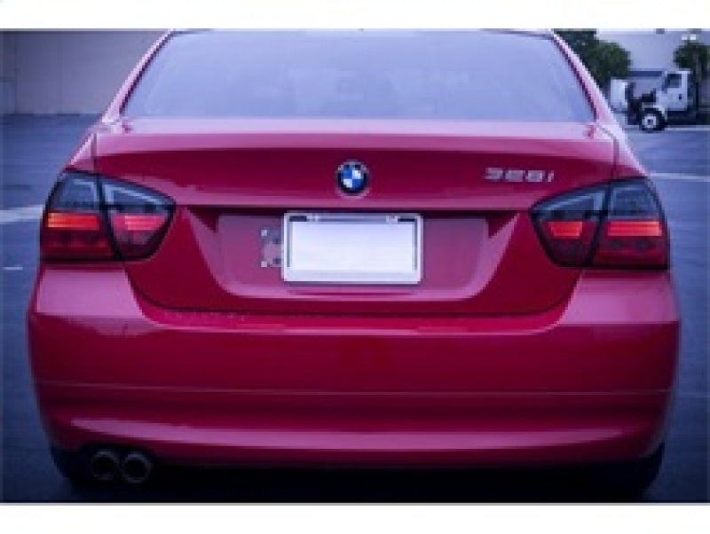 Spyder BMW E90 3-Series 06-08 4Dr LED Tail Lights Red Smoke ALT-YD-BE9006-LED-RS 5000910 5000910 Photo - Mounted