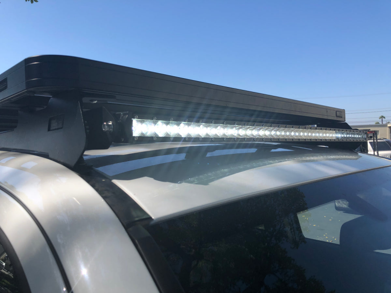 Cali Raised LED Cali Raised Front Runner Slimline Roof Rack Led Bar Brackets Kit - 42 Inch Slim Led Light Bar Amber CR2713 CR2713 Photo - Primary