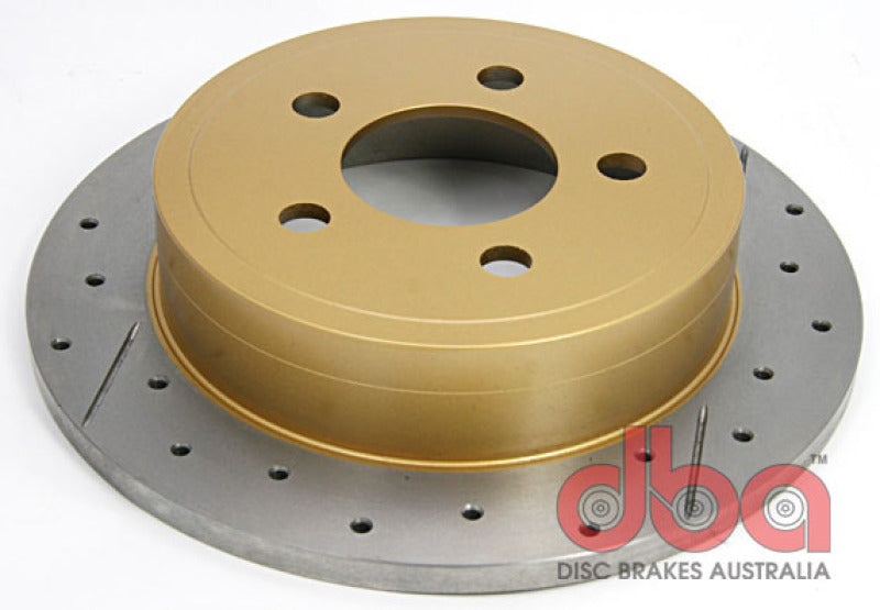 DBA 03-07 Jeep Liberty Rear Street Drilled & Slotted Rotor 2535X 2535X Photo - Primary