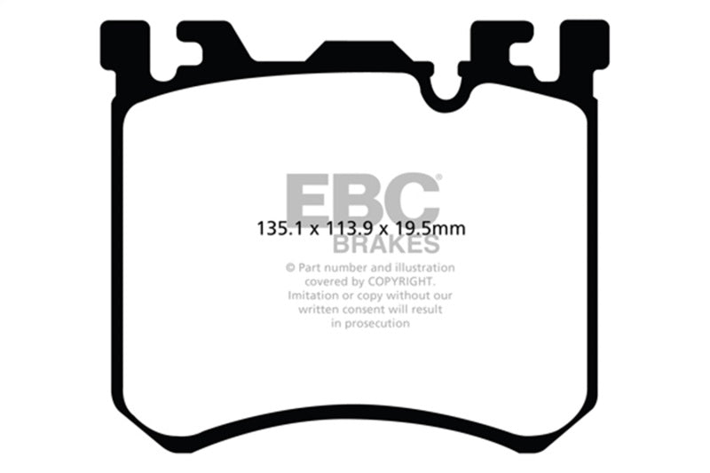 EBC 10-11 BMW X5M 4.4 Twin Turbo Bluestuff Front Brake Pads DP52091NDX DP52091NDX Photo - Primary