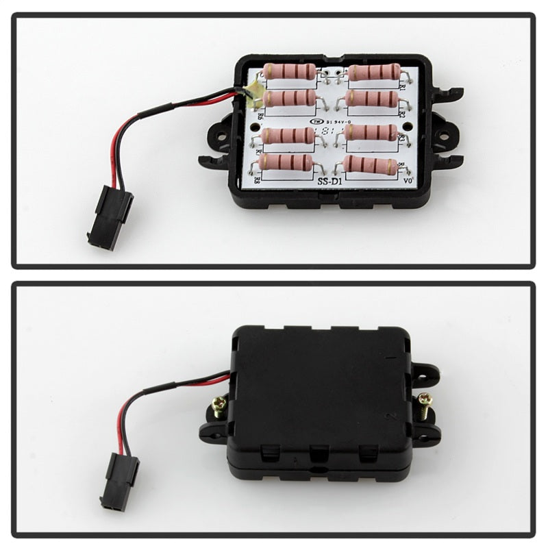 Spyder 04-08 Ford F-150 Projector Tail Lights - Light Bar DRL LED - Black ALT-YD-FF15004V2-LBLED-BK 5084170 5084170 Photo - Unmounted