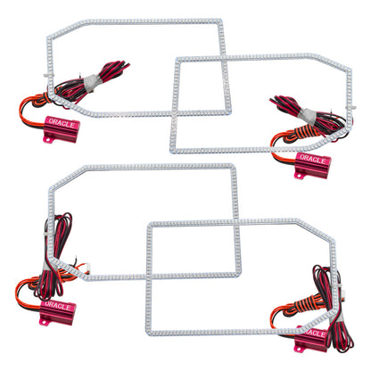 ORACLE Lighting Oracle Chevrolet Silverado 14-15 LED Halo Kit Non-Projector Style - White 2271-001 2271-001 Photo - Primary