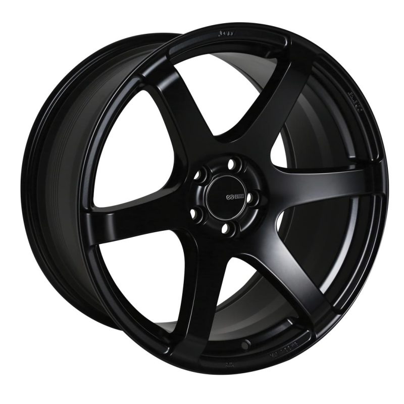 Enkei T6S Wheel Black 18x8.5 +45 5x100 485-885-8045BK Photo - Primary