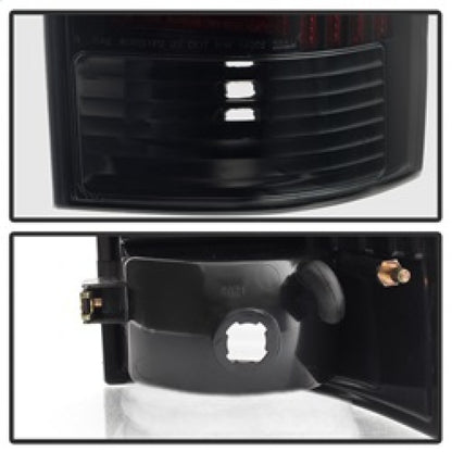 SPYDER xTune 05-15 Toyota Tacoma (Excl LED Tail Lights) LED Tail Lights - Blk Smk (ALT-ON-TT05-LBLED-BSM) 9038556 9038556 Photo - Unmounted