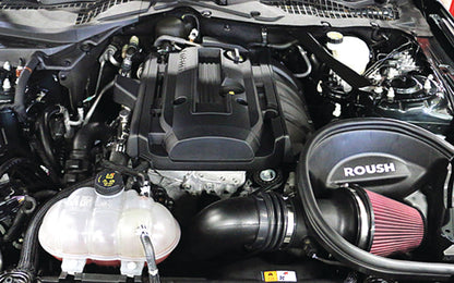 ROUSH 2015-2017 Ford Mustang 2.3L Cold Air Kit 421827 421827 Photo - Mounted