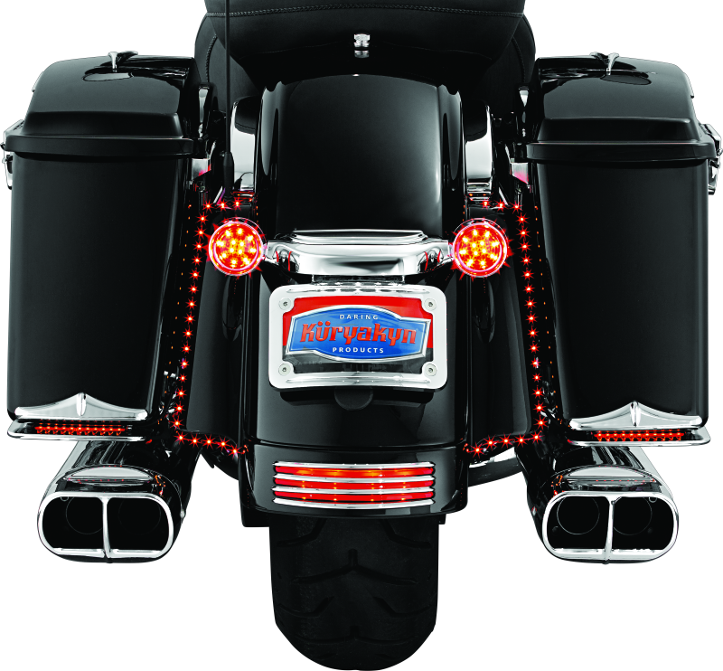 Kuryakyn Rear Fender Accents FLHX & FLTR Models Chrome 7797 7797 User 1