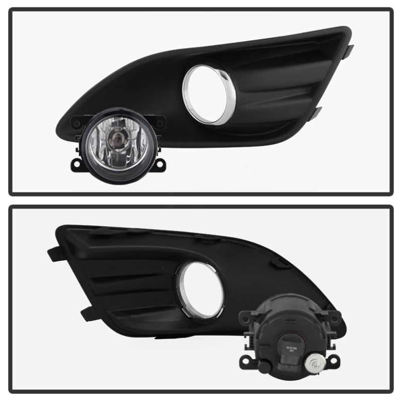 Spyder Ford C-Max 2013-2015 OEM Fog Light W/Universal Switch- Clear FL-FCMAX2013-C 5080332 5080332 User 1