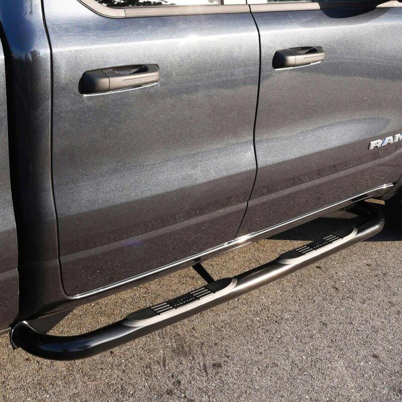 Westin 19-20 Ram 1500 Crew Cab E-Series 3 Nerf Step Bars - Black 23-4085 23-4085 Photo - Mounted