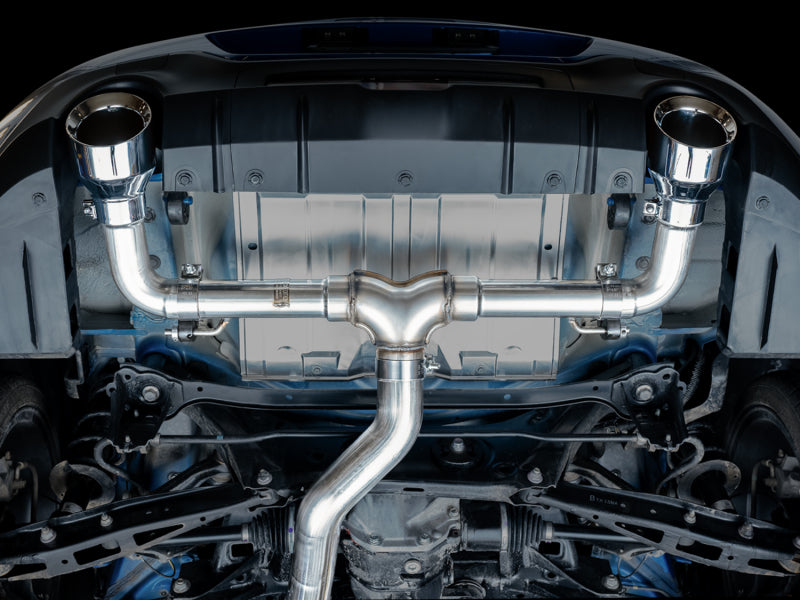 AWE Tuning AWE Subaru BRZ/ Toyota GR86/ Toyota 86 Track Edition Cat-Back Exhaust- Chrome Silver Tips 3020-32279 3020-32279 Photo - out of package
