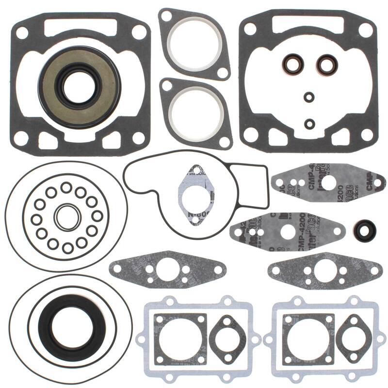 Vertex Pistons Vertex Gaskets 02-06 Arctic Cat ZR 440 Sno-Pro Complete Gasket Kit w/ Oil Seals 711273 711273 Photo - Primary